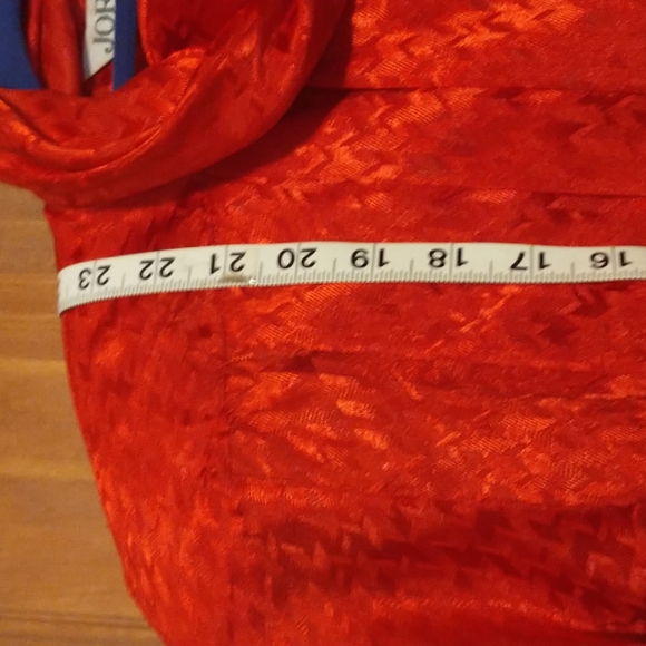 Liz Jordan woman's size 5/6 blouse button down w vertical pleat/ twist neck VTG - Picture 7 of 12